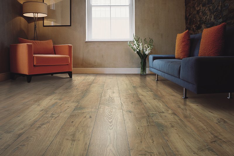 hardwood flooring in living room